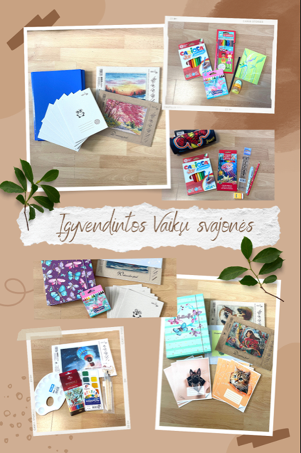 BENDROVĖS DARBUOTOJAI PRISIDĖJO PRIE KILNAUS PROJEKTO „VAIKŲ SVAJONĖS“