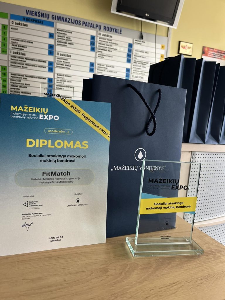 MAŽEIKIŲ REGIONINĖ MOKINIŲ MOKOMŲJŲ BENDROVIŲ MUGĖ eXpo 2025